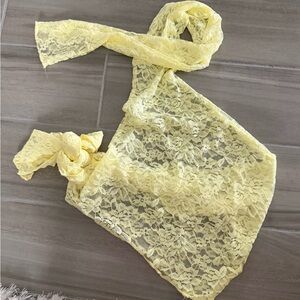 Yellow Lace top